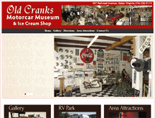 Tablet Screenshot of oldcranks.com